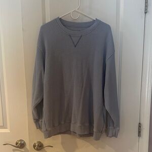 Aerie Waffle Knit Crewneck